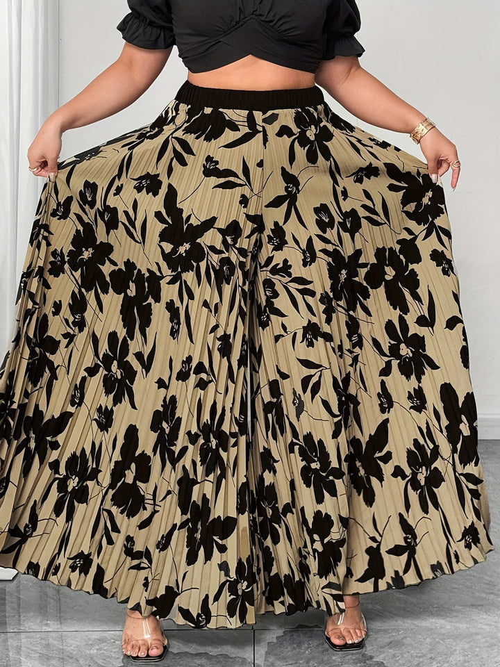 🌸 Elegant Floral Print Wide Leg Pants for Women 🌸