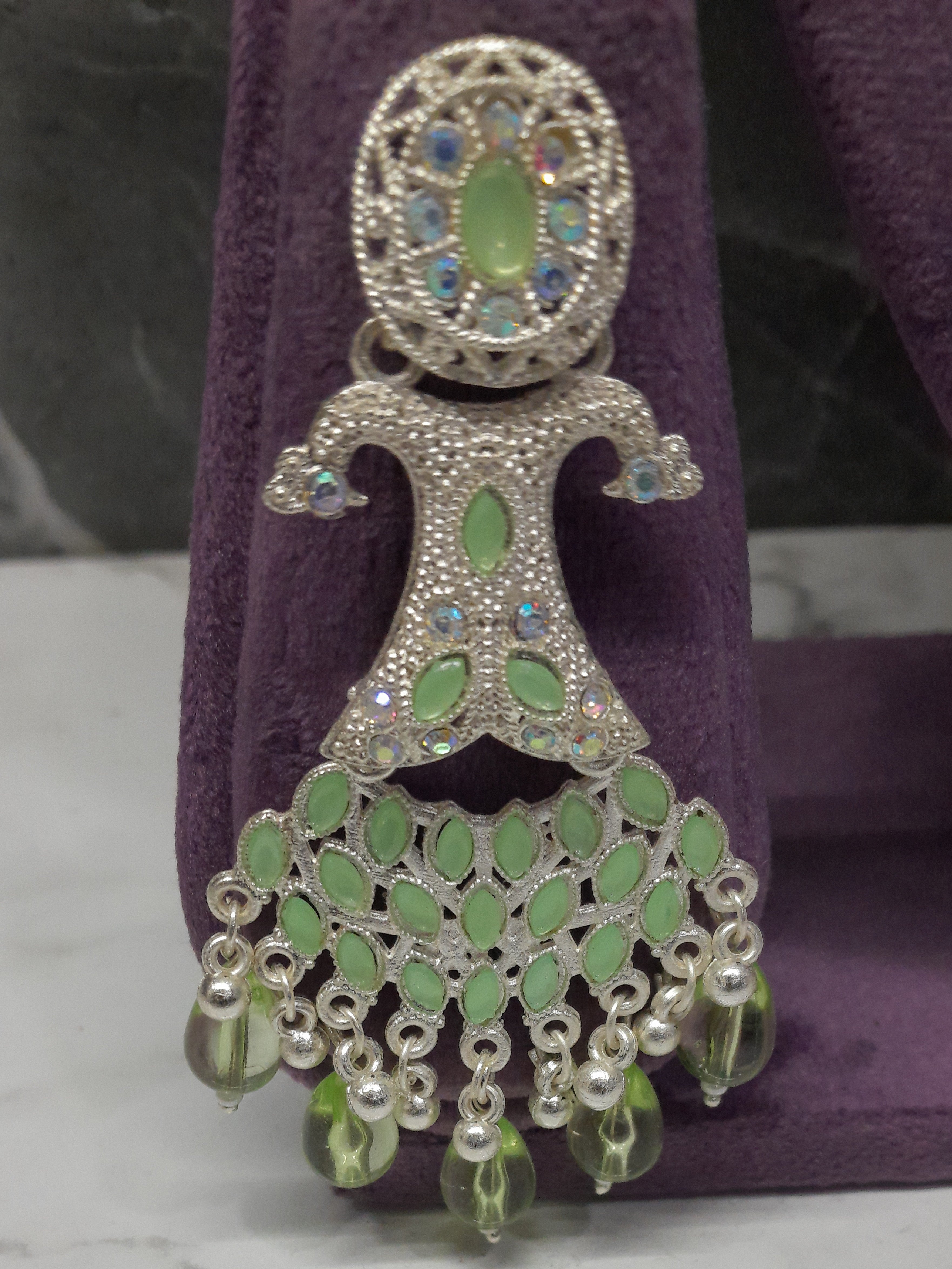 Zyra Bloom Pearl Blossom Designer Earrings