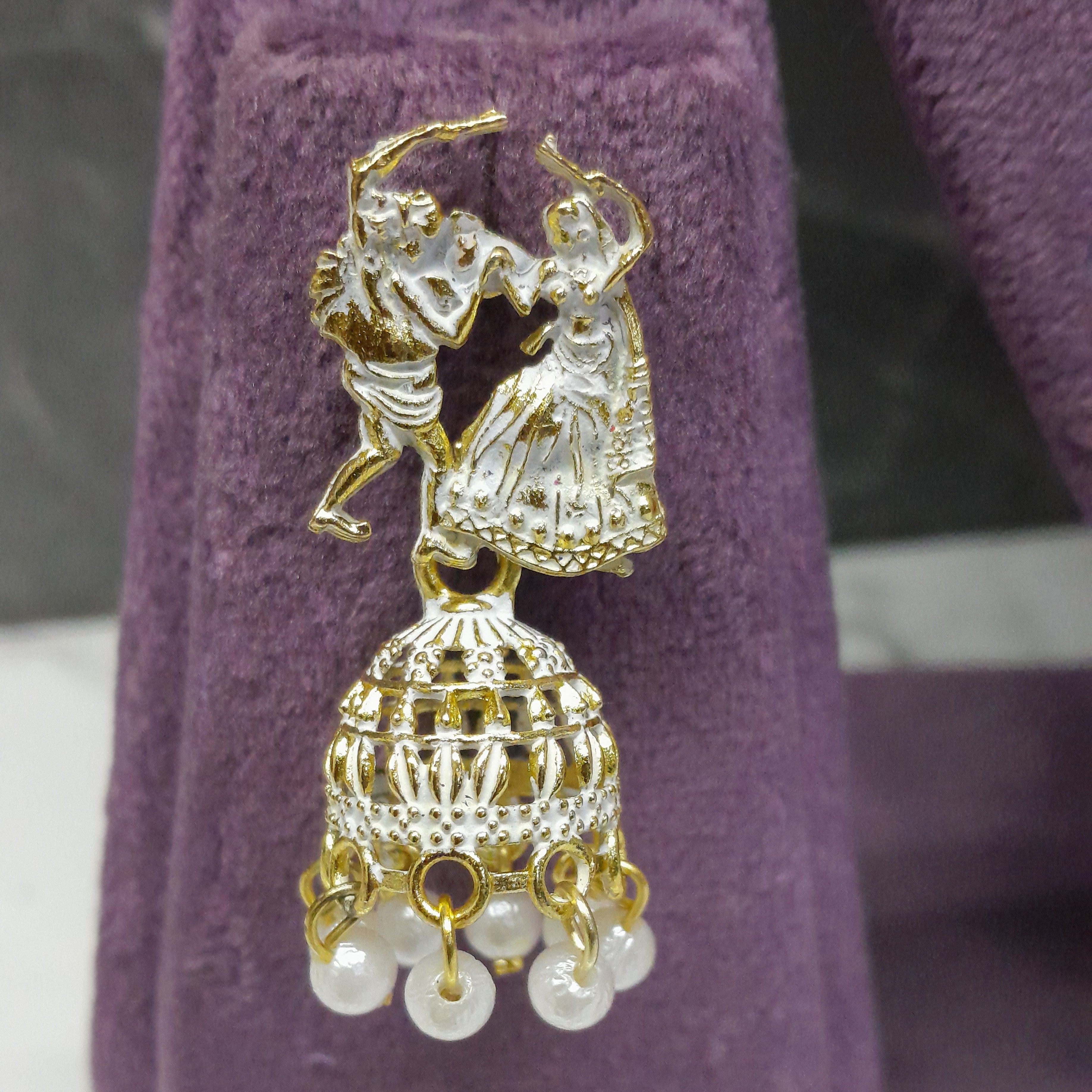 Zyra Bloon Radha Krishna Dance Jhumkis