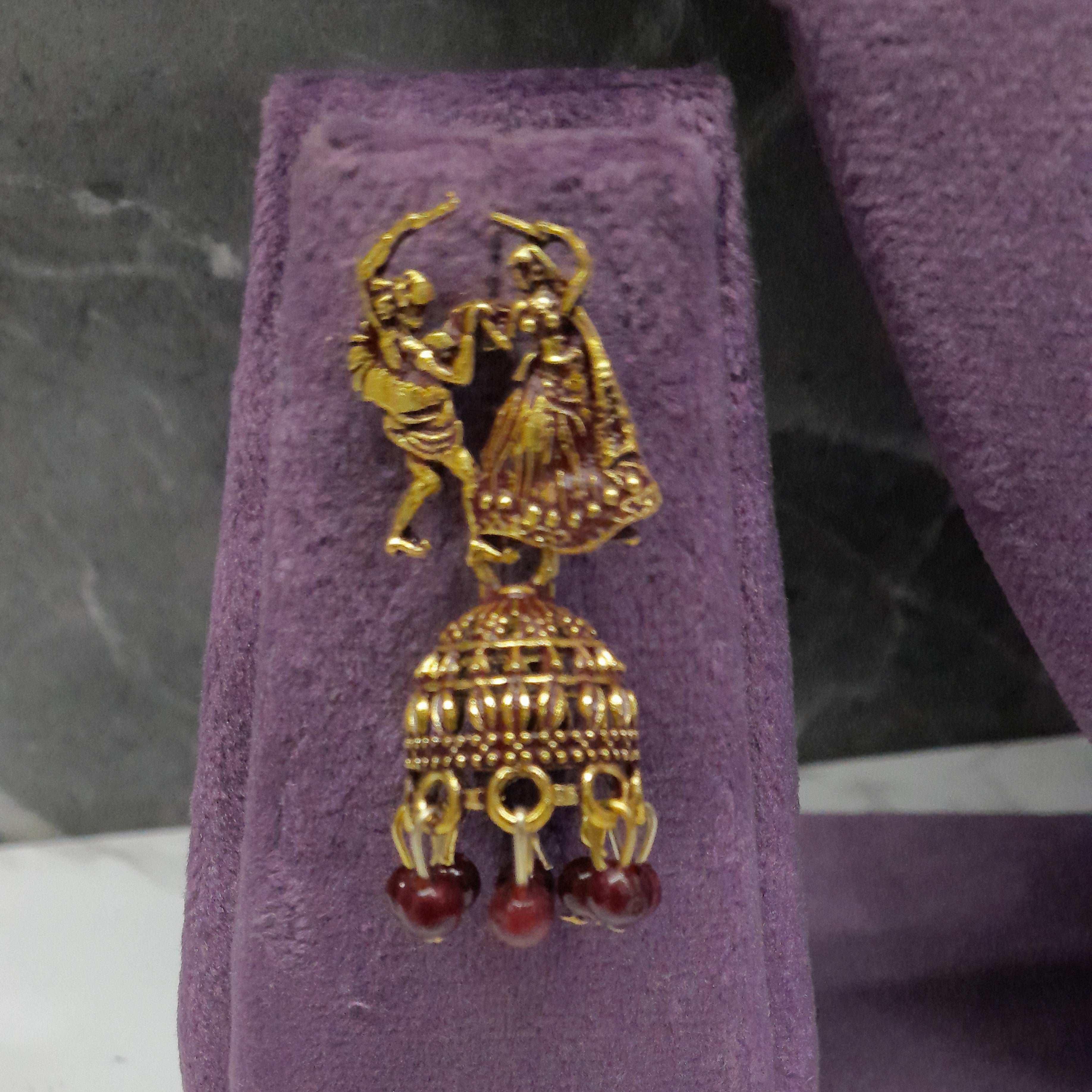 Zyra Bloon Radha Krishna Dance Jhumkis