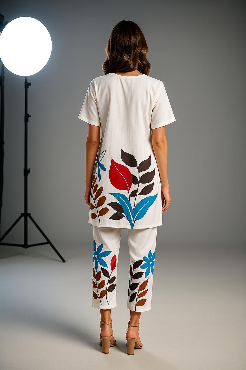 Zyra Bloom Flora Lounge Set