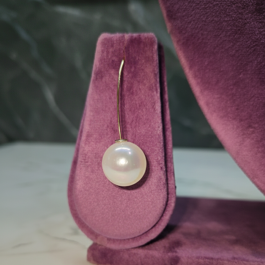 ZyraBloom Elegant Sphere Drop Earrings