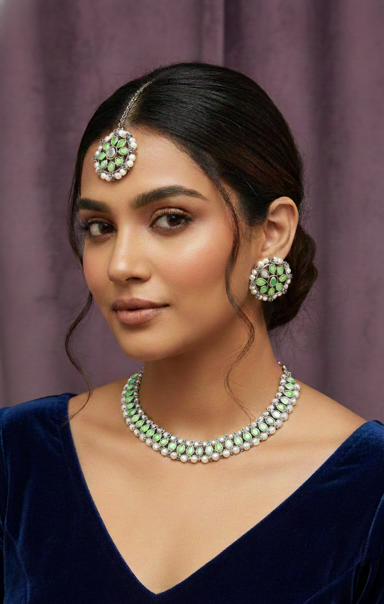 Zyra Bloom Sheesh Mahal Set