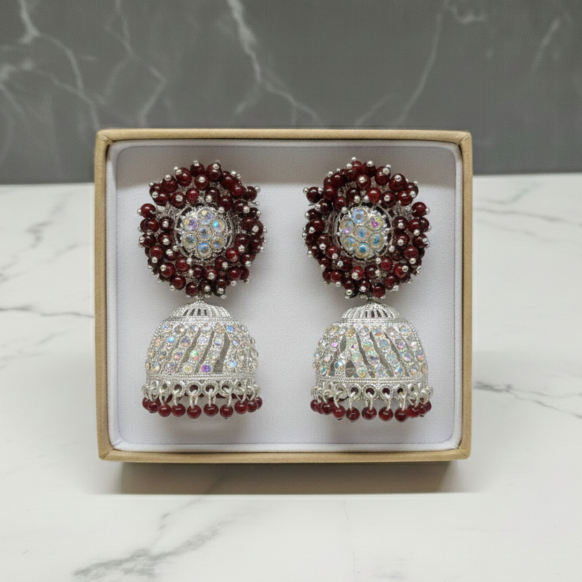 Zyra Bloom Spectrum Bloom Designer Jhumka