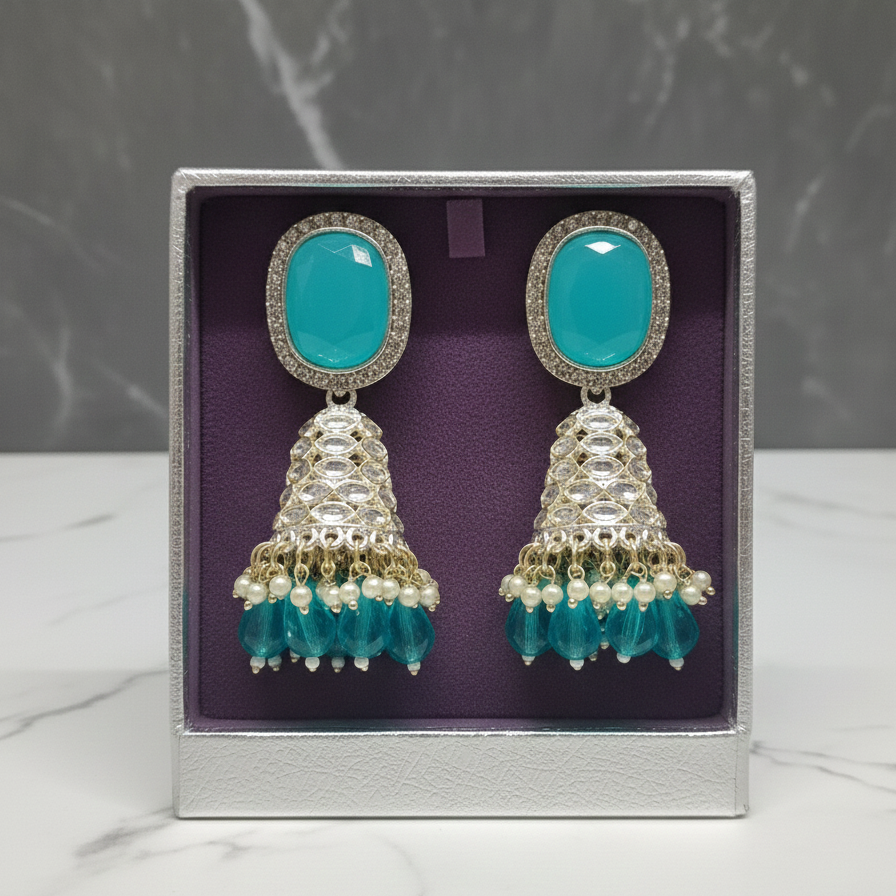 ZyraBloom Citrine Bell Earrings