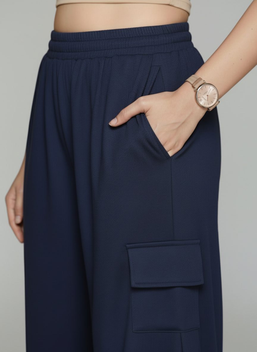 Zyra Bloom TrendRush Tank & 4-Pocket Cargo Pants Set