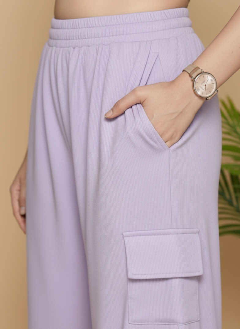 Zyra Bloom TrendRush Tank & 4-Pocket Cargo Pants Set