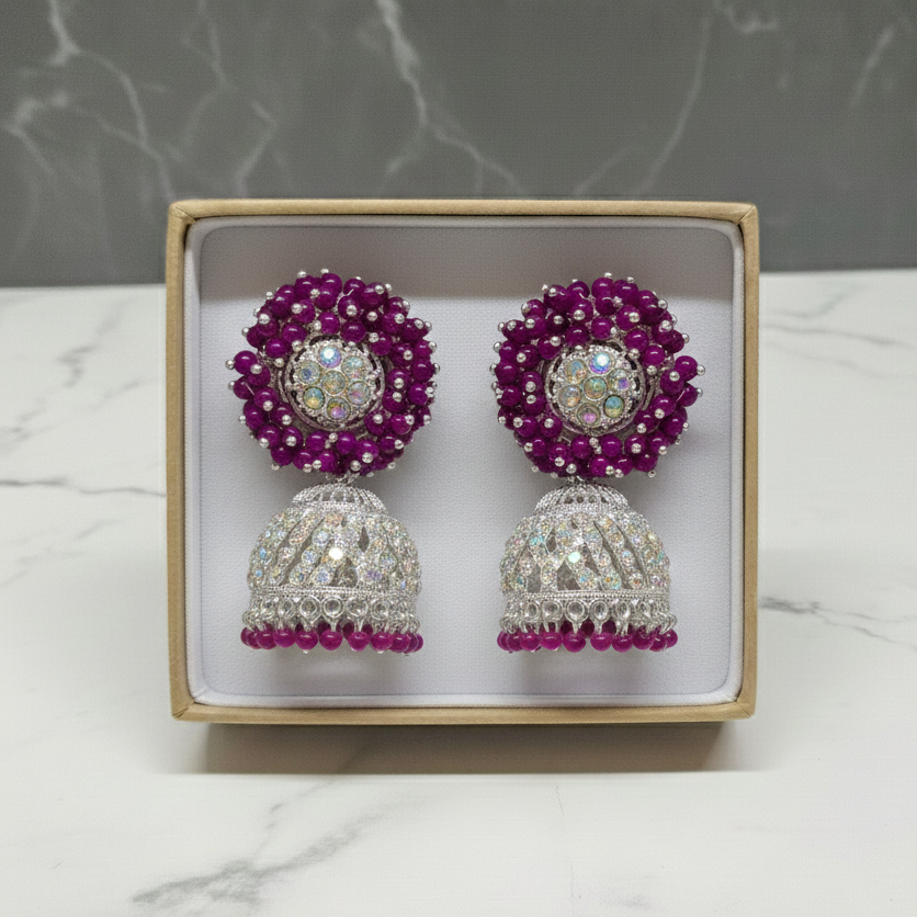 Zyra Bloom Spectrum Bloom Designer Jhumka