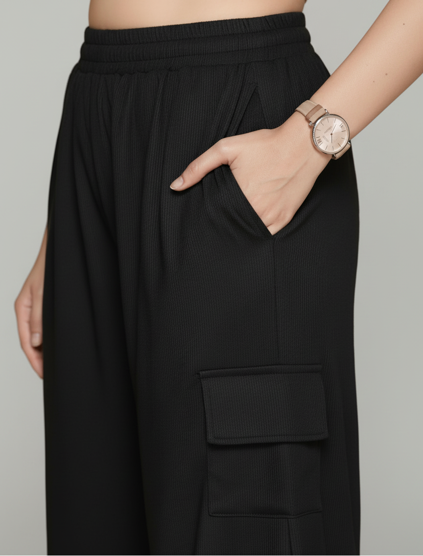 Zyra Bloom TrendRush Tank & 4-Pocket Cargo Pants Set