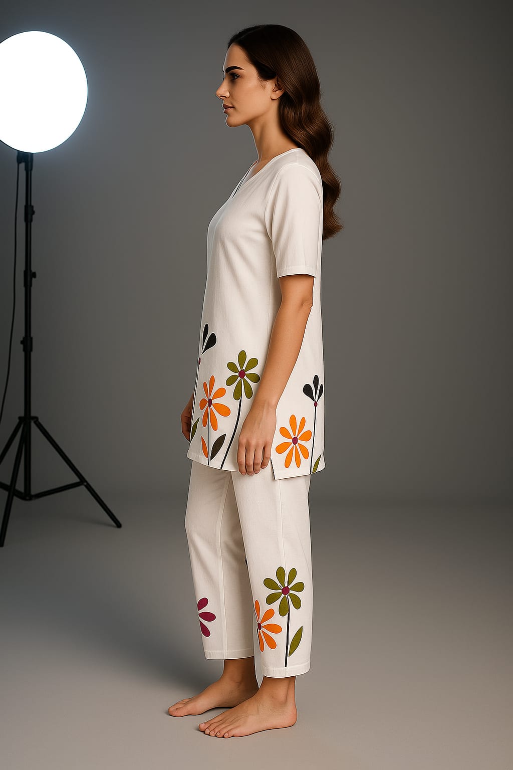 Zyra Bloom Flora Lounge Set