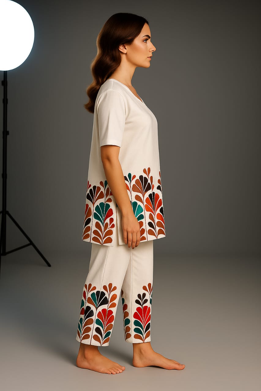 Zyra Bloom Flora Lounge Set