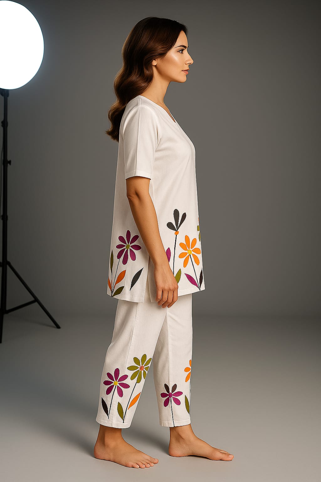 Zyra Bloom Flora Lounge Set